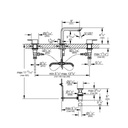 Grohe 2057800A Lineare 8 Widespread Two Handle Bathroom Faucet M Size Chrome 2