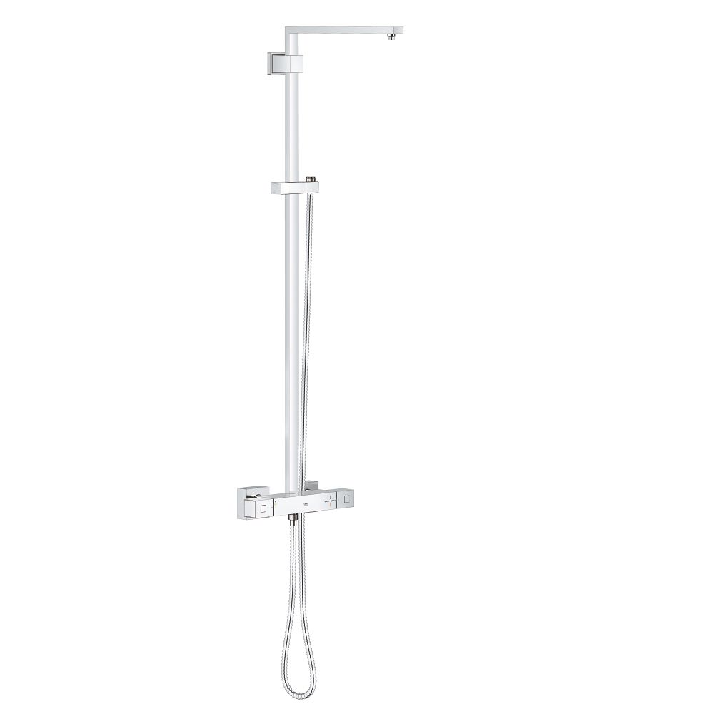 Grohe 26420000 Euphoria Cube Shower System With Thermostat Chrome 1