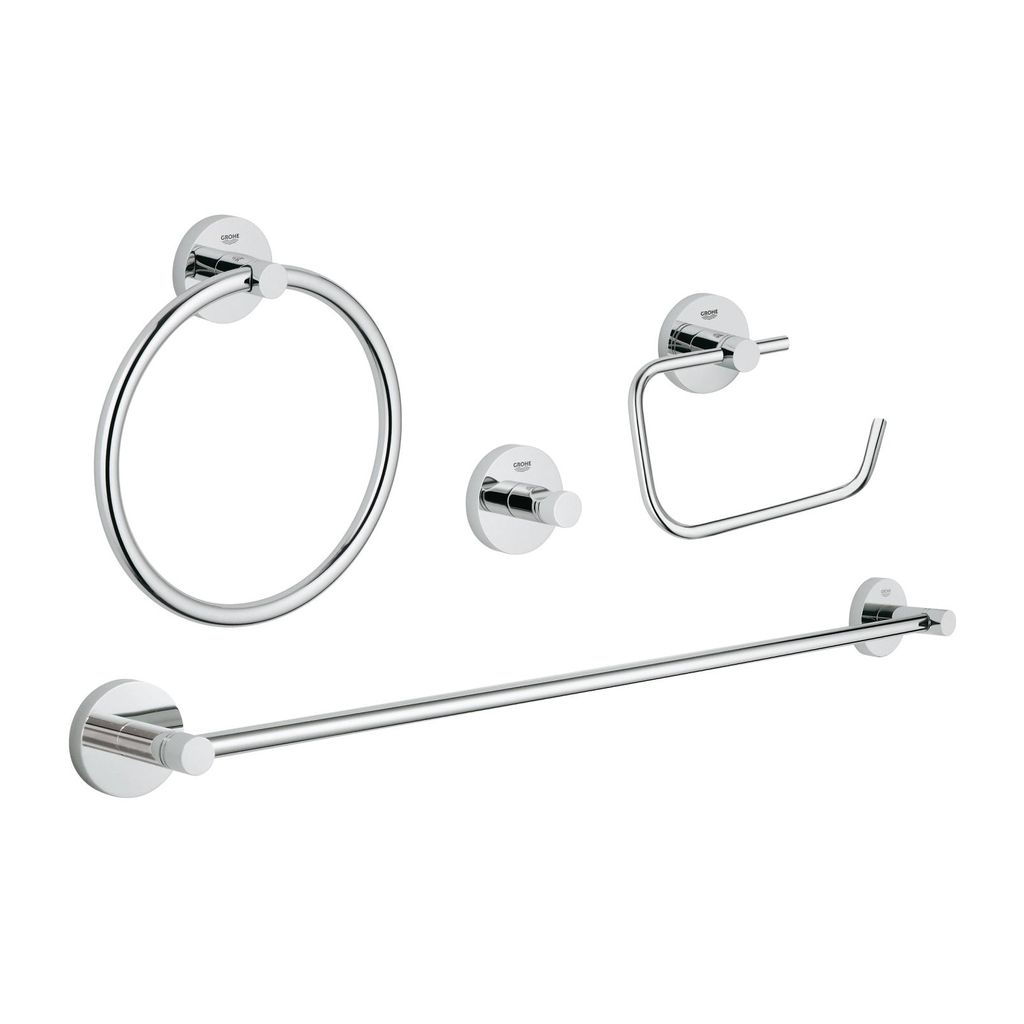 Grohe 40823001 Essentials Master Bathroom Accessories Set Chrome 1