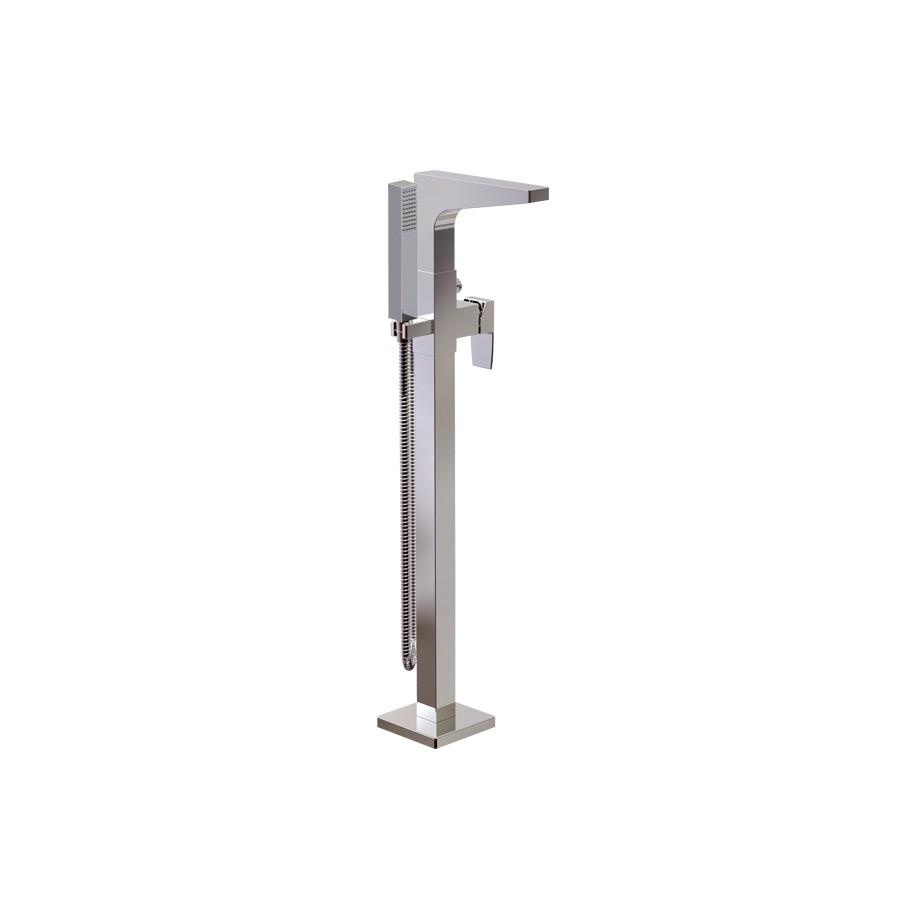 ALT 20787 Riga Floormount Tub Filler With Handshower Chrome 1