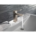 Delta 567LF-SSPP Modern Angular Single Handle Lavatory Faucet 