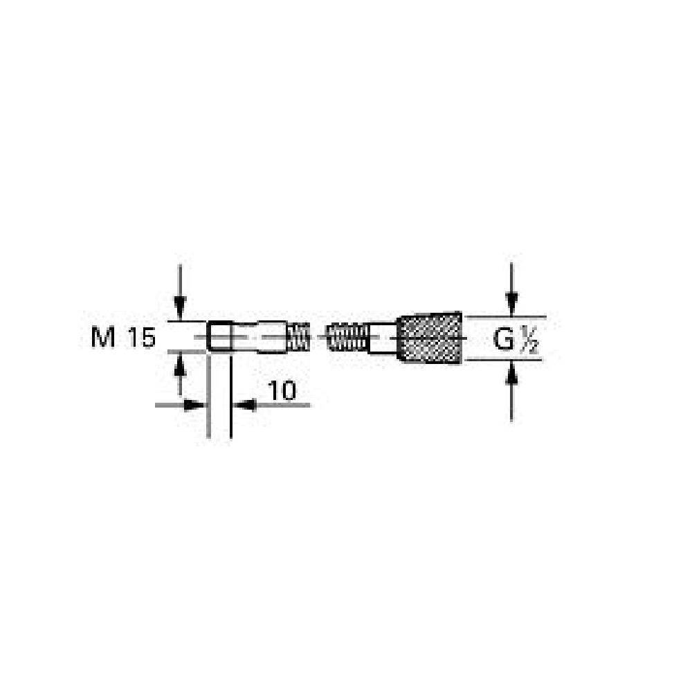 Grohe 46092000 Ladylux Europlus Hose Chrome 2