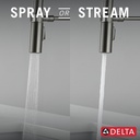 Delta 9659TL-KS-DST Trinsic Pro Pulldown Touchless Kitchen Faucet Ks