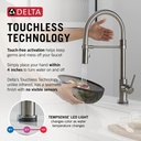 Delta 9659TL-KS-DST Trinsic Pro Pulldown Touchless Kitchen Faucet Ks