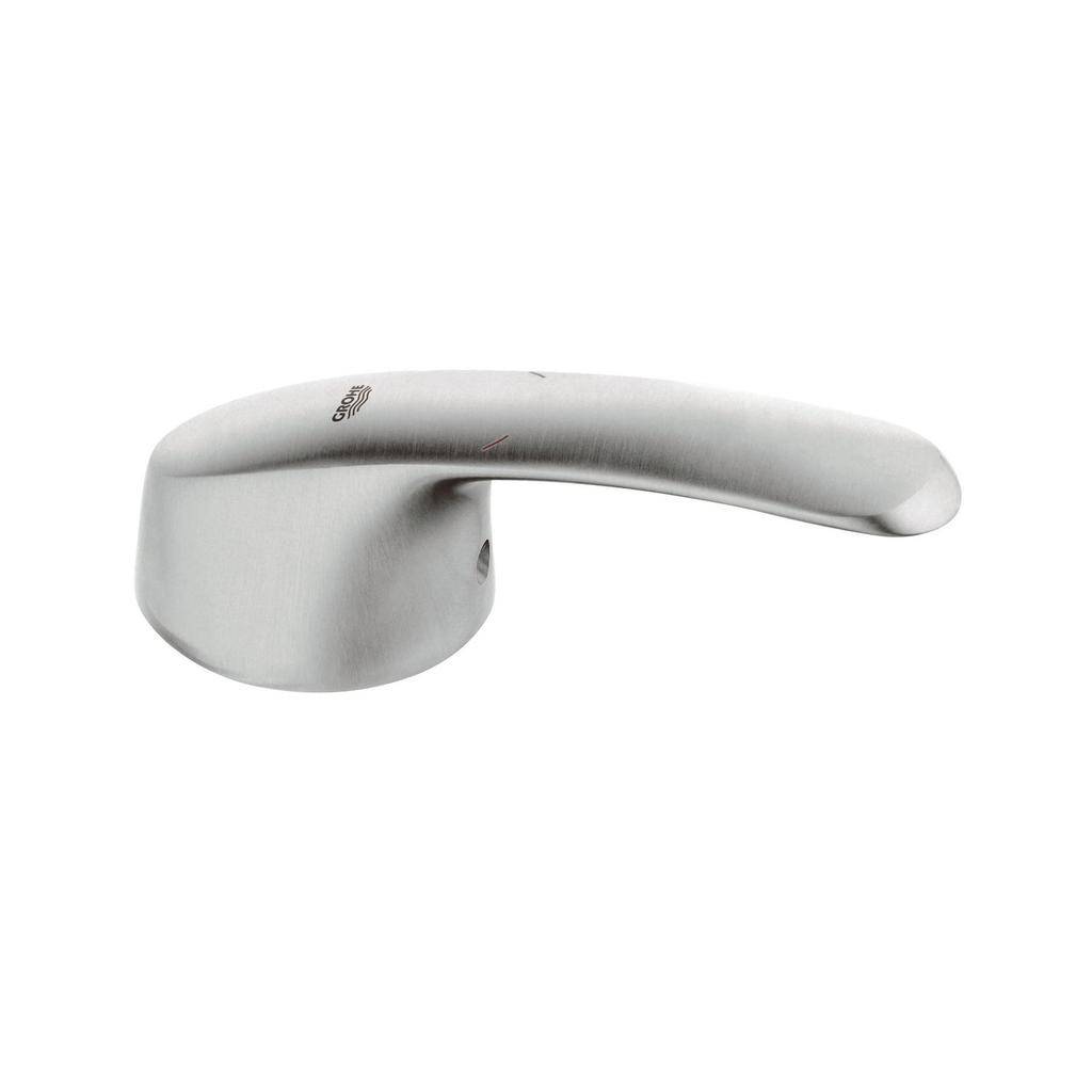 Grohe 46513SD0 Alira Kitchen Faucet Lever Handle Real Steel 1