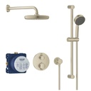 Grohe 34745EN0 Grohtherm Round Thermostatic Shower Set Brushed Nickel 1