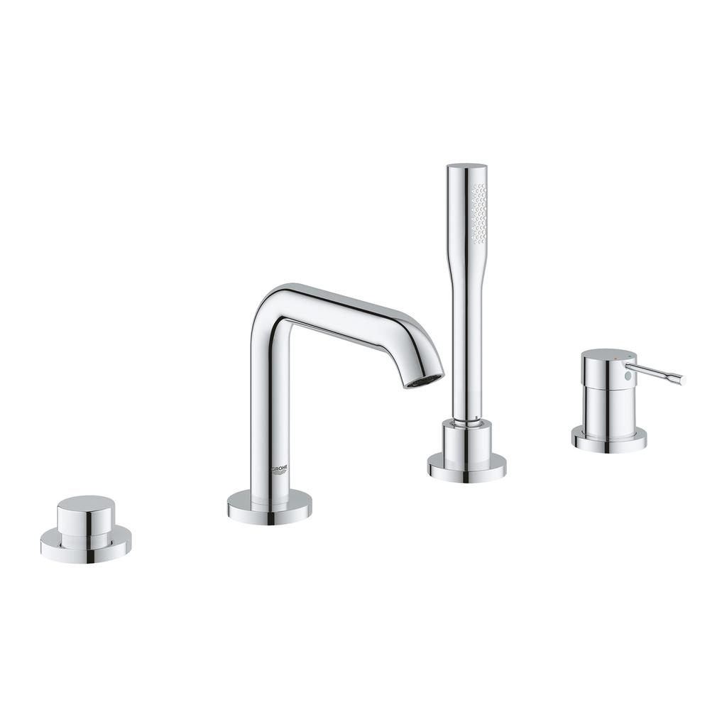 Grohe 1957800A Essence Four Hole Bathtub Faucet With Handshower Chrome 1