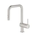 Grohe 32319DC3 Minta Single Handle Kitchen Faucet Super Steel 2