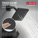 Delta T14467-BL-PP Modern Angular Angular Modern Tub Shower Only Pp