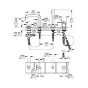 Grohe 19578GNA Essence Four Hole Bathtub Faucet with Handshower Brushed Cool Sunrise 3