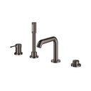 Grohe 19578A0A Essence Four Hole Bathtub Faucet with Handshower Hard Graphite 2
