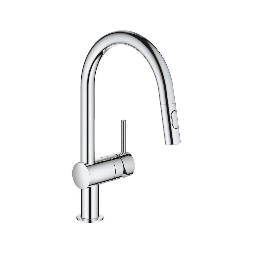 Grohe 31378003 Minta Single Handle Kitchen Faucet Chrome 1