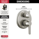Delta T24871-SS-PR 14S Integrated Diverter Trim 3 Setting