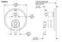 Delta T24884-SS-PR 14 Series Integrated Diverter Trim 3-Set
