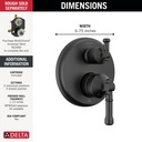 Delta T24984-BL 14 Series Integrated Diverter Trim 6-Set