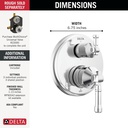 Delta T24984-PR 14 Series Integrated Diverter Trim 6-Set