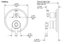 Delta T24984-PR 14 Series Integrated Diverter Trim 6-Set