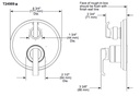 Delta T24989-PR Tetra 14 Series Integrated Diverter Trim 6-Set