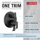 Delta T27889-BL Tetra 17 Series Integrated Diverter Trim 3-Set