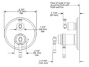 Delta T27T884-PR 17T Series Integrated Diverter Trim 3-S