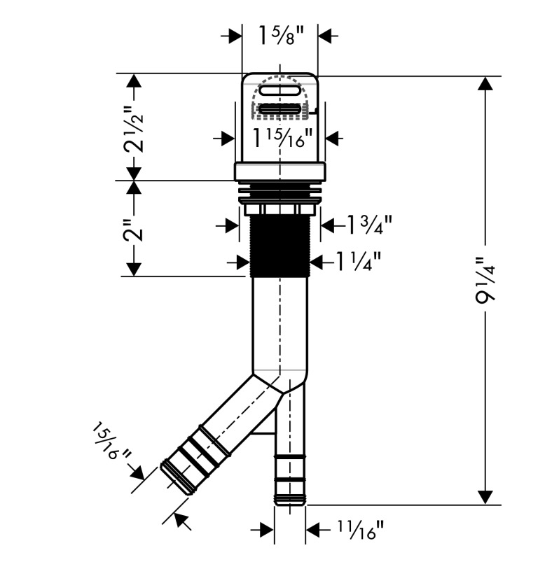 Hansgrohe 04214250 Air Gap