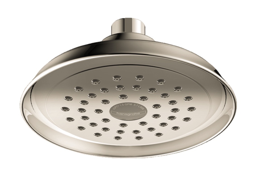 Hansgrohe 04780830 Showerhead 150 1-Jet 1.75 Gpm