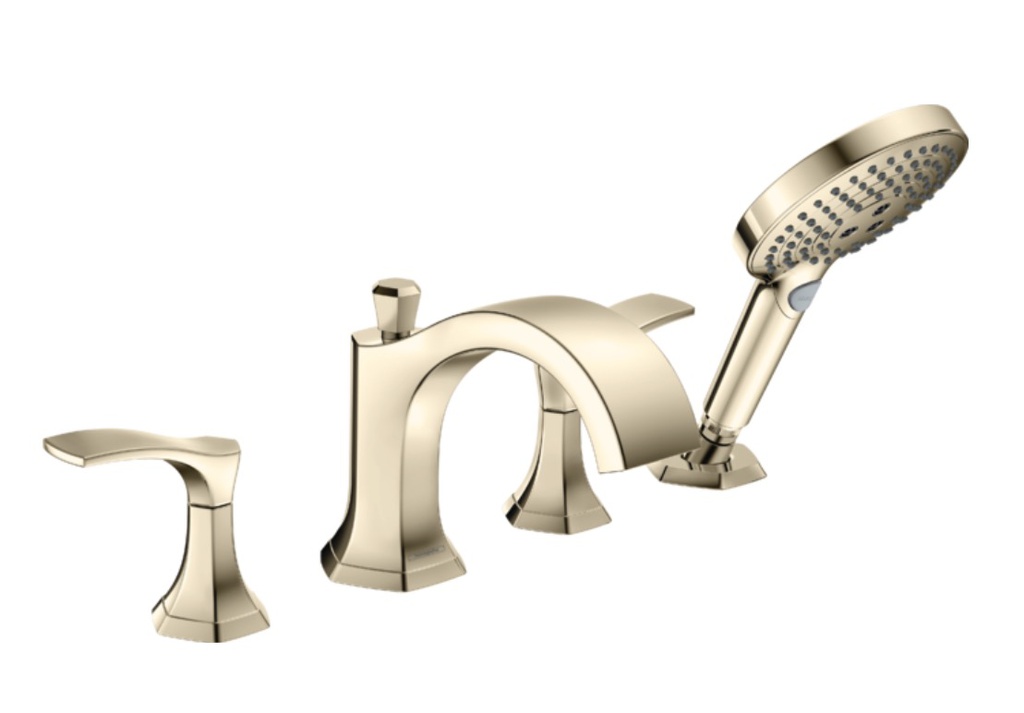 Hansgrohe 04817830 4-Hole Roman Tub Set Trim With 1.75 Gpm Handshower