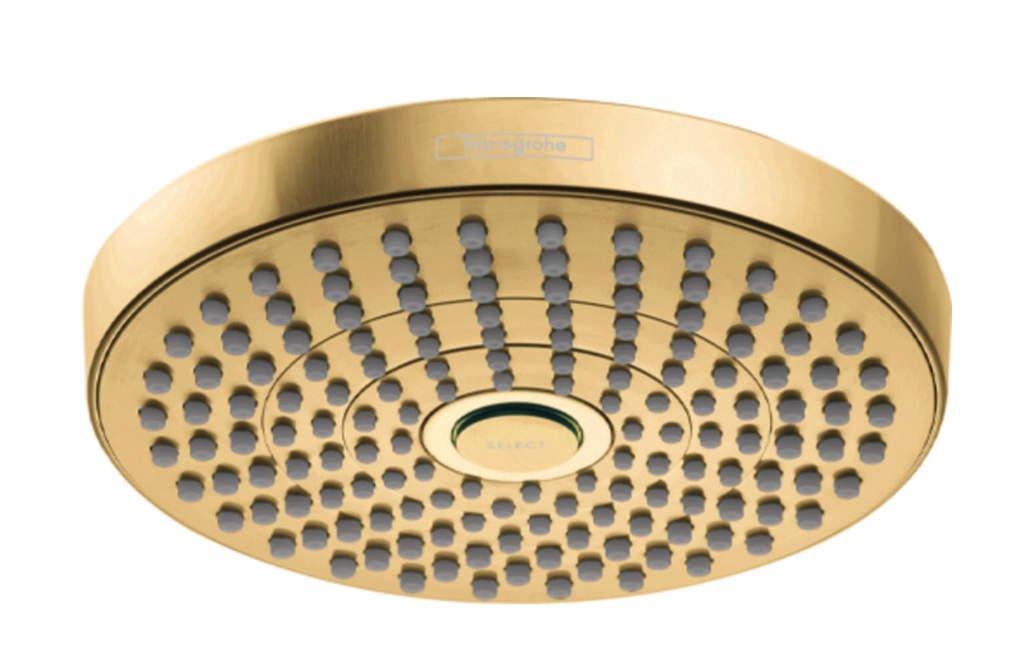 Hansgrohe 04825250 Showerhead 180 2-Jet 2.5 Gpm