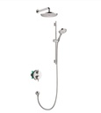 Hansgrohe 04915000 Thermostatic Showerhead/Wallbar Set With Rough 2.5 Gpm