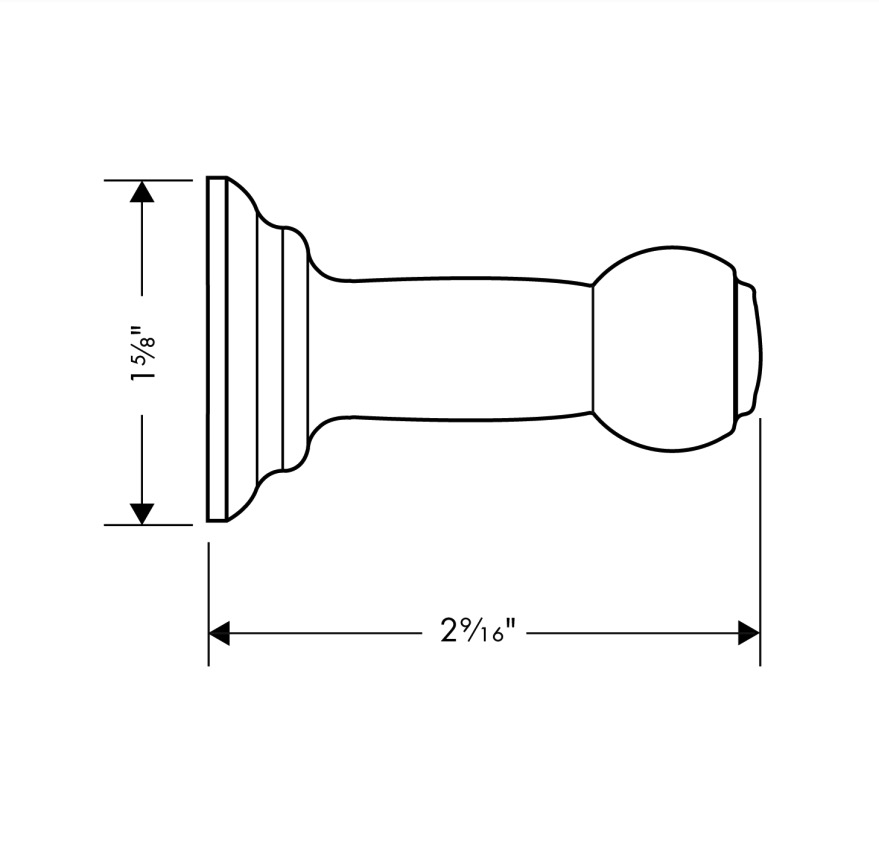 Hansgrohe 06099830 Robe Hook