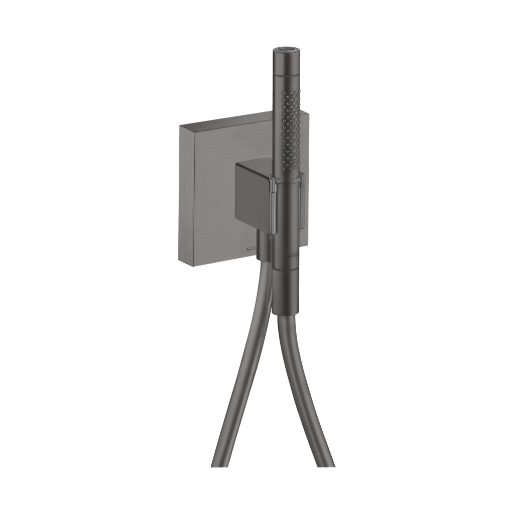 Hansgrohe 12627341 Handshower Holder With Outlet 5" X 5" With Handshower 1.75