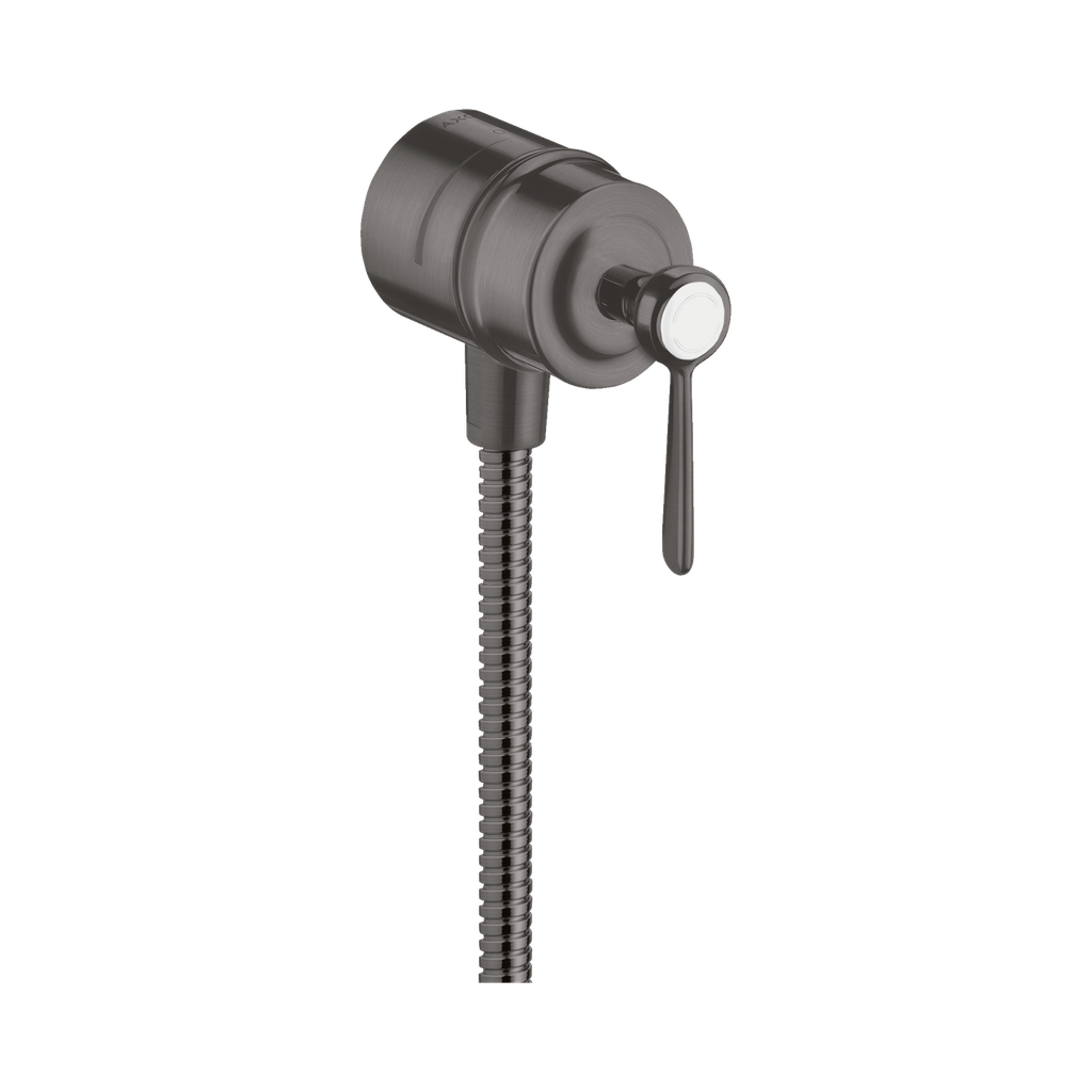 Hansgrohe 16883341 Wall Outlet With Check Valves And Volume Control Lever Hand