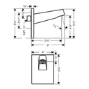 Hansgrohe 24149001 Showerarm For Showerhead 260