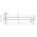Hansgrohe 24337671 Showerarm E,15"