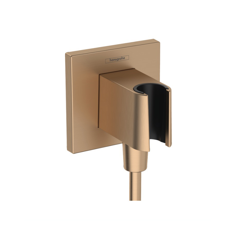Hansgrohe 26889141 Wall Outlet With Handshower Holder