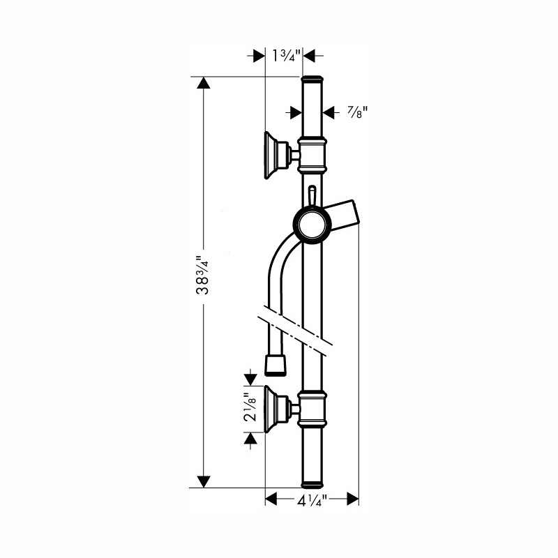 Hansgrohe 27982341 Wallbar 32"