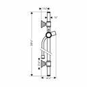 Hansgrohe 27982341 Wallbar 32"