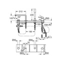 Grohe 19577EN1 Lineare Four Hole Bathtub Faucet With Handshower Brushed Nickel 2