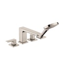 Hansgrohe 32557821 4-Hole Roman Tub Set Trim With Lever Handles And 1.75 Gpm Ha