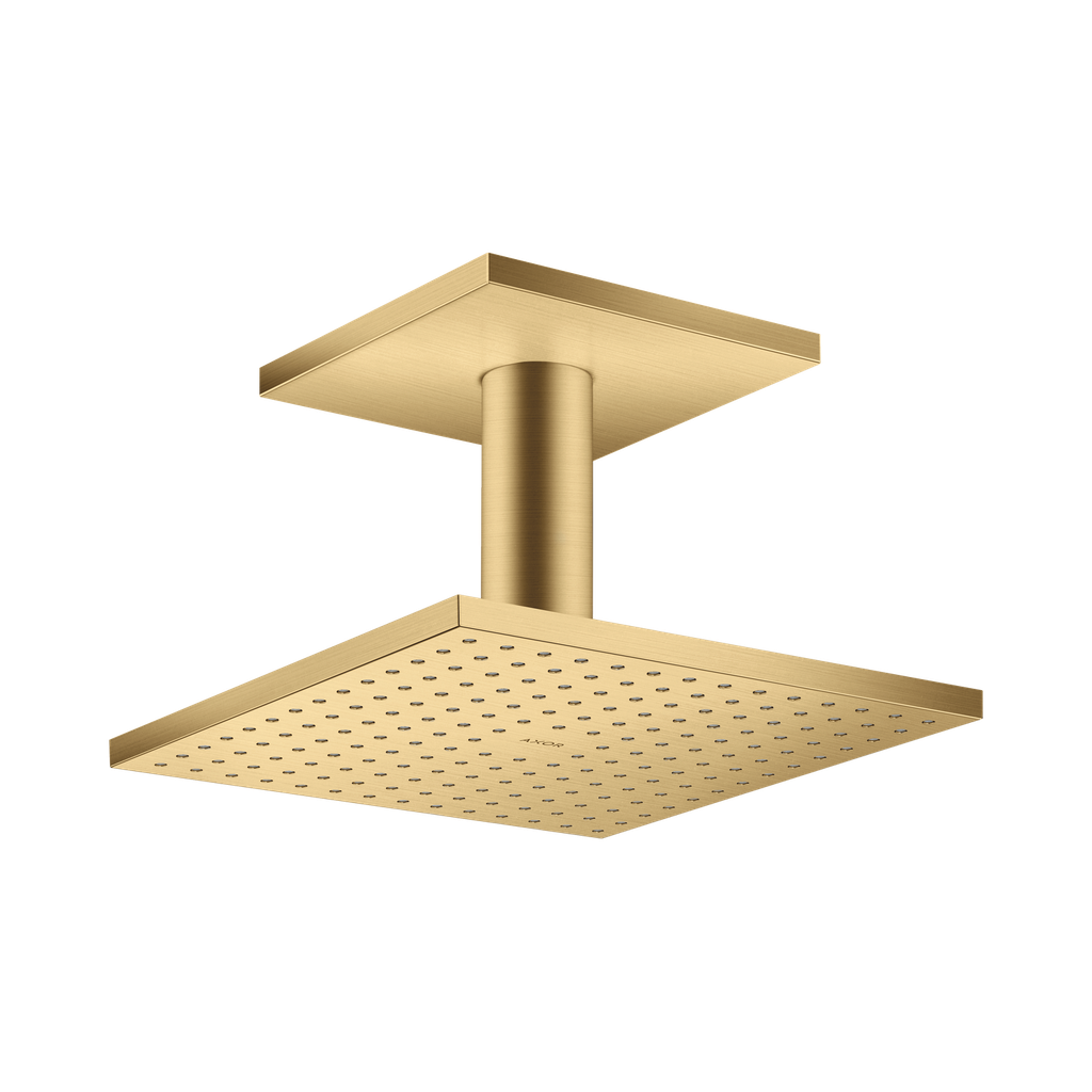 Hansgrohe 35312251 Showerhead 250 Square 2-Jet Ceiling Connection 2.5 Gpm