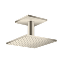 Hansgrohe 35312821 Showerhead 250 Square 2-Jet Ceiling Connection 2.5 Gpm