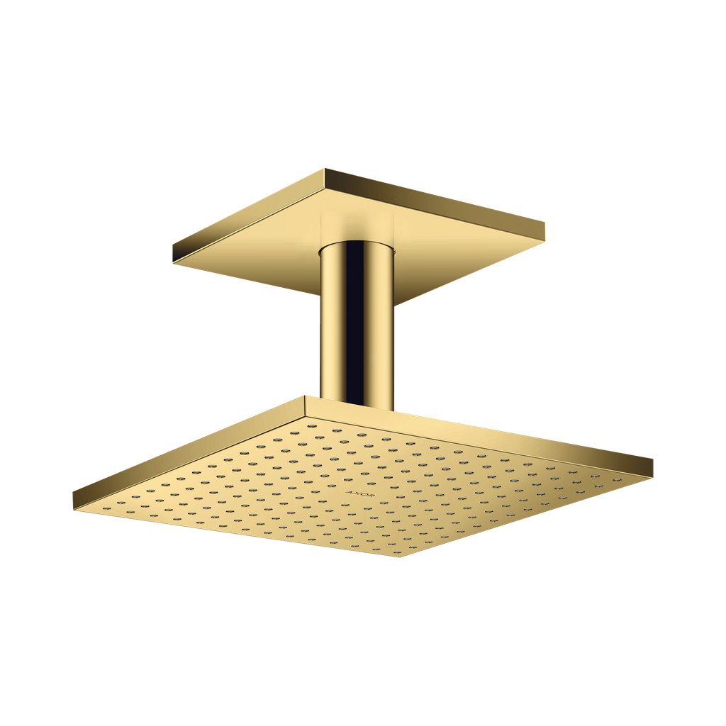 Hansgrohe 35312991 Showerhead 250 Square 2-Jet Ceiling Connection 2.5 Gpm