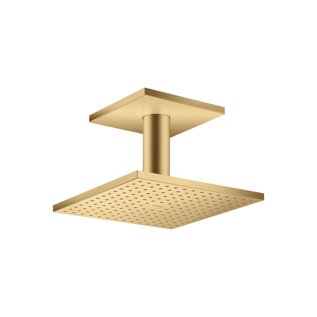 Hansgrohe 35319251 Showerhead 250 Square 2-Jet Ceiling Connection 1.75 Gpm