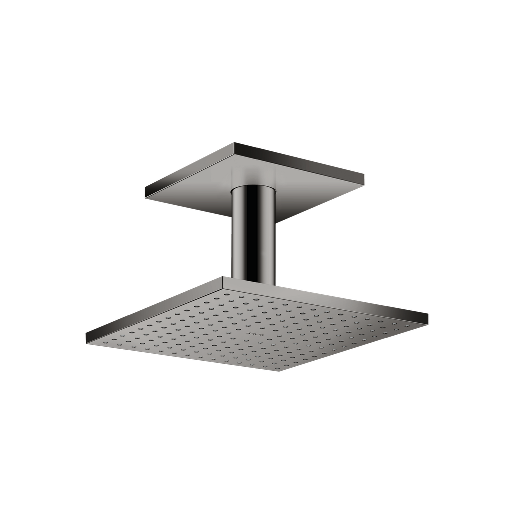 Hansgrohe 35319331 Showerhead 250 Square 2-Jet Ceiling Connection 1.75 Gpm