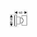 Hansgrohe 39525340 Handshower Holder