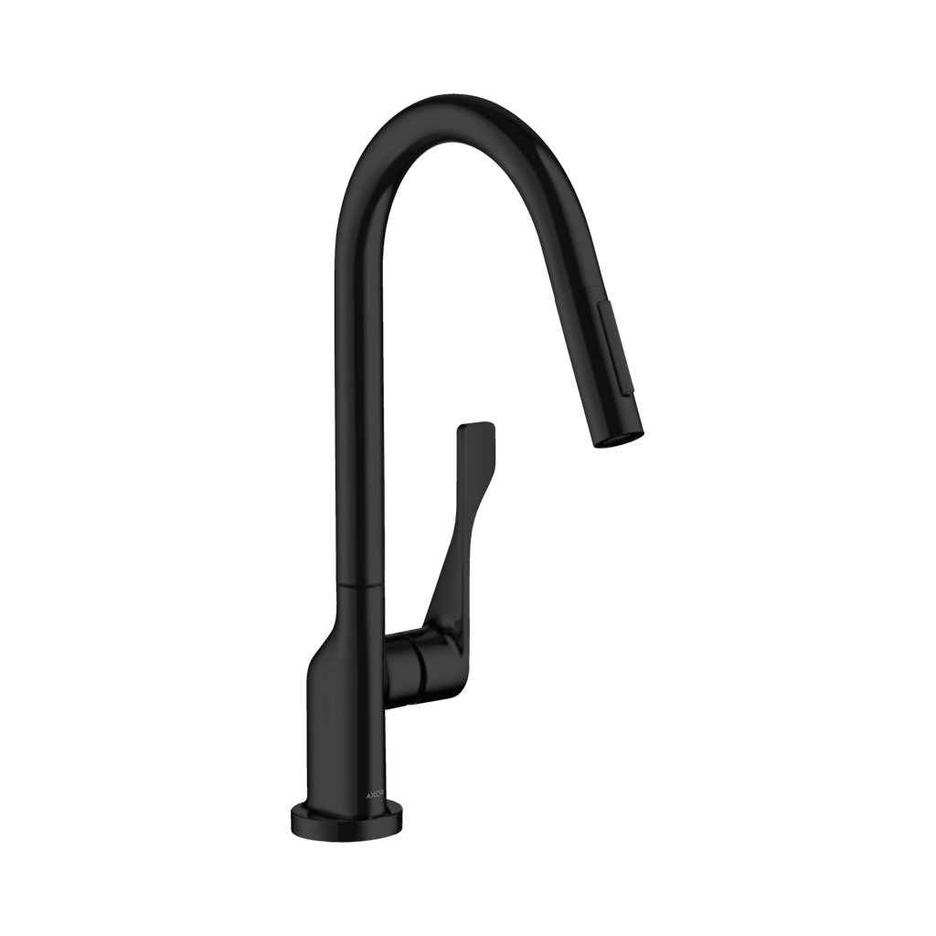 Hansgrohe 39835671 AXOR Citterio Higharc Kitchen Faucet 2-Spray Pull-Down 1.75 Gpm Matte Black