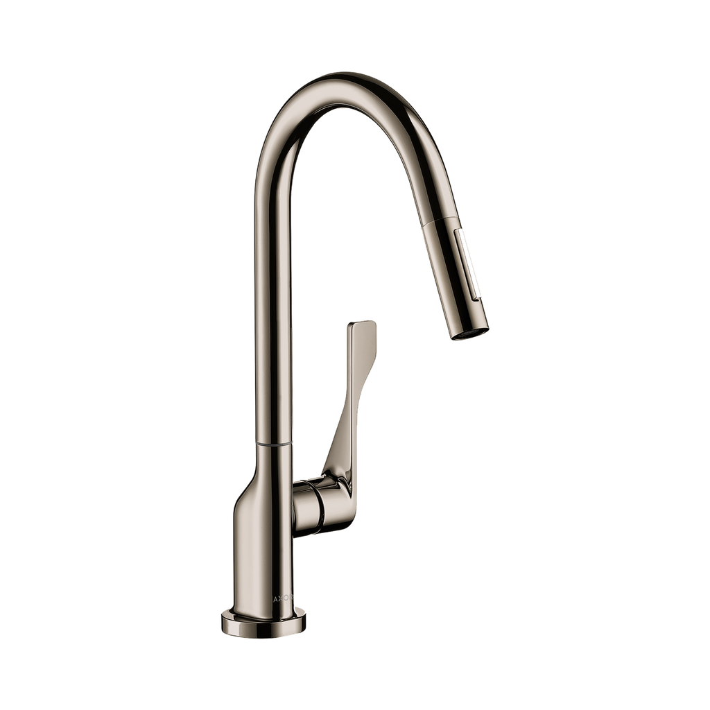 Hansgrohe 39835831  AXOR Citterio Higharc Kitchen Faucet 2-Spray Pull-Down 1.75 Gpm Polished Nickel