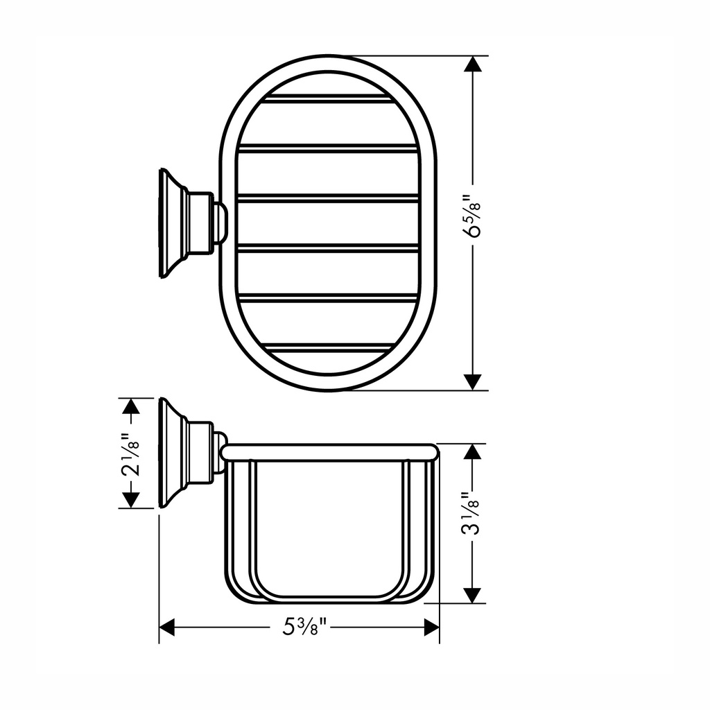 Hansgrohe 42065340 Shower Basket