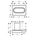 Hansgrohe 42834670 Softsquare Tumbler