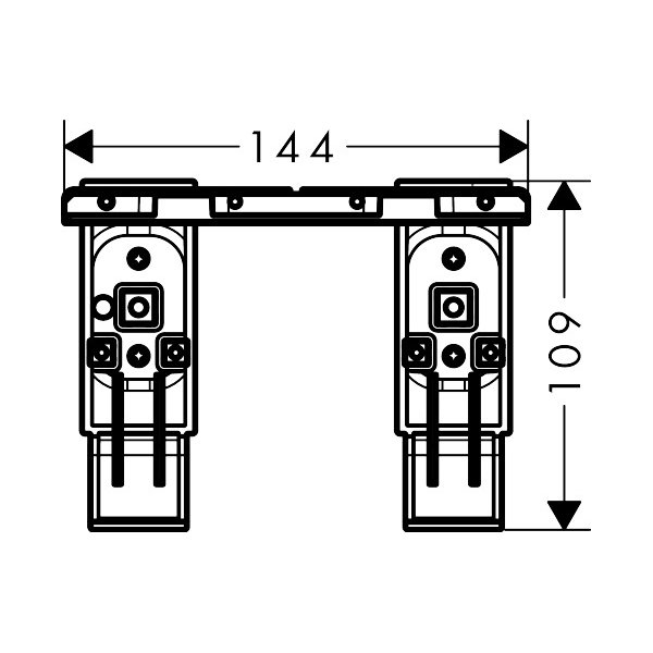 Hansgrohe 42870670 Softsquare Adapter Set